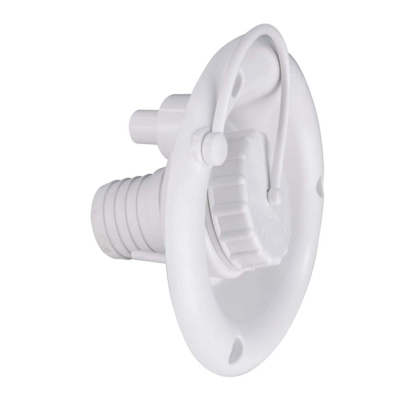 Recpro Rv Round Fresh Water Gravity Fill Hatch Inlet  Camper Trailer White No Quick Made In America
