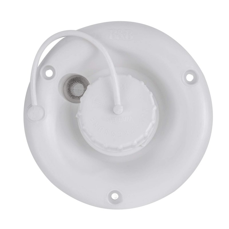 Recpro Rv Round Fresh Water Gravity Fill Hatch Inlet  Camper Trailer White No Quick Made In America