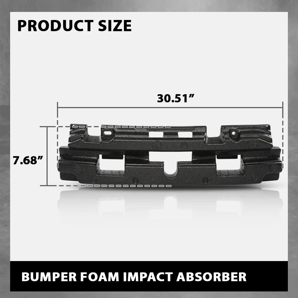 Front Bumper Foam Energy Impact Absorber For Jeep Grand Cherokee 2014 2016 Not Fit Diesel Part Number 68223471aa