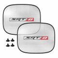Ipick Image For Dodge Srt-8 Logo Car Side Window Mesh Sun Shades Baby Children Uv Protection 2 Pack