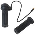 12v-72v Full Twist Grip With Waterproof Connector For E-bike Throttle Replacement Fits 22 2mm Bars 