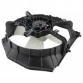 Autokay Radiator Cooling Fan Left Engine Condenser Cooler Replacement For Mazda Protege 1999-2002 Replace Zl04-15-025c