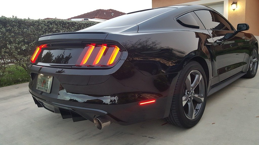 Diode Dynamics Sas-1071rs Smoked Led Sidemarker 2015-2016 Ford Mustang Pair