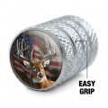 Deer With American Flag Valve Stem Caps For Tire Rim Wheel Aluminum