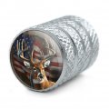 Deer With American Flag Valve Stem Caps For Tire Rim Wheel Aluminum