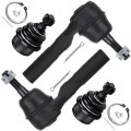 4 Piece Front Outer Tie Rod End And Lower Ball Joint Kit Es800408 K500120 For Chrysler 200 2011 To 2014 Sebring 2007 2010 Dodge 