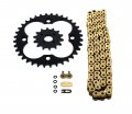 Fits Honda 400x Trx400x 520-94 Gold O Ring Chain Sprocket Black 14 36