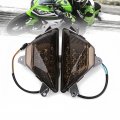 Topteng Motorcycle Front Led Turn Signal Light Lamp Fits For Kawasaki Ninja250300 2013-2016 400 2018-2021 Ninja 650 2018-2022