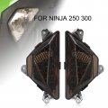 Topteng Motorcycle Front Led Turn Signal Light Lamp Fits For Kawasaki Ninja250300 2013-2016 400 2018-2021 Ninja 650 2018-2022