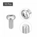 Uxcell M6x14mm Torx Security Machine Screws 10pcs 316 Stainless Steel Pan Head Tamper Proof Screw Fasteners Bolts