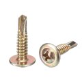 50pcs 10x3 4 Phillips Head Self Tapping Screws Carbon Steel Drilling Flat High-strength Quick Wood Screw For Metal Plastic 