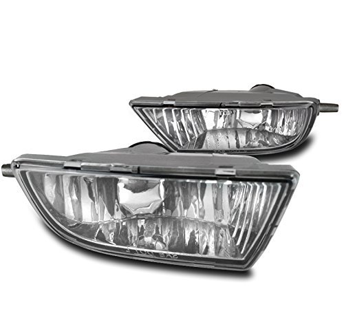 Bumper Driving Led Fog Lights Lamps Chrome For 1998-2003 Toyota Sienna
