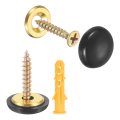 8 Pcs 16 Mm Decorative Caps Cover Nails Zinc Alloy Screw Covers Mirror Fixing Screws For Mirrors Coffee Tables Wooden Or Glass 