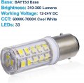 Hqrp 2-pack Taillight Led Bulb Compatible With John Deere Ar48041 5103 5105 5205 5225 5303 5403 4010 4210 4310 4410 4510 4610