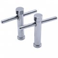 Universal Stainless Steel Battery Tray Holder Hold Down Kit By Gskmotor With J Hooks Polished
