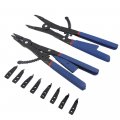 Utmall 2pcs 16 Heavy Duty Circlip Snap Ring Pliers Hand Tool Plier Remover Set