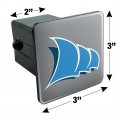 College Of Coastal Georgia Secondary Logo Tow Trailer Hitch Cover Plug Insert 2