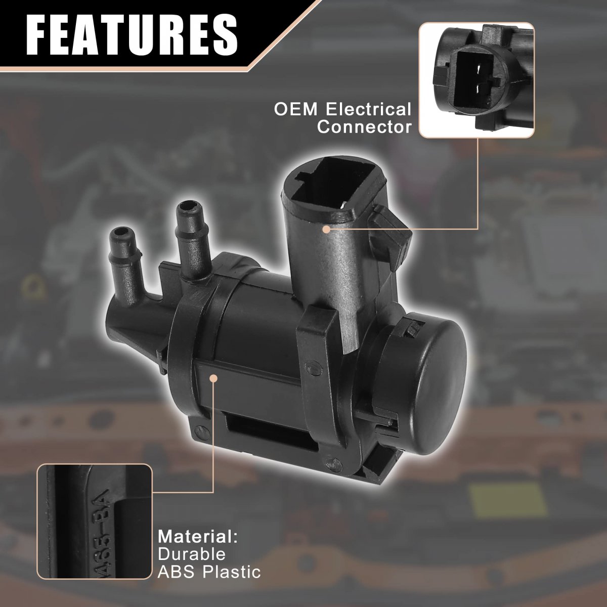 Purge Vapor Canister Vacuum Solenoid Valve Ford Expedition F150 F250 F350 F450 F550 Super Duty For Lincoln Navigator Intake