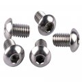 20pcs 1 4-20 X 5 8 In Button Head Socket Cap Screws 304 Stainless Steel 18-8 Allen Hex Bolts Coarse Thread Unc Full Silver 