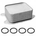 A-premium Engine Oil Cooler Compatible With Volkswagen Jetta Hybrid 2013 2014 2015 L4 1 4l