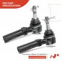 A-premium Set Of 6 Front Lower Ball Joint Inner Outer Tie Rod End Compatible With Chevrolet Impala Monte Carlo Buick Lacrosse