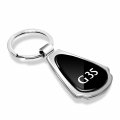 Ipick Image For Infiniti G35 Black Dome Chrome Metal Teardrop Key Chain Keychain Official Licensed