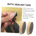 Healeved 2pcs Adhesive Strip Butyl Sealant Tape For Window Glass Glue Rubber