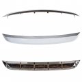 Ecotric Front Lower Grille Molding Trim Compatible With Fusion 2010-2012 Replacement For Fo1216104c Ae5z8200b Chrome Grill