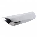 Ecotric Front Lower Grille Molding Trim Compatible With Fusion 2010-2012 Replacement For Fo1216104c Ae5z8200b Chrome Grill