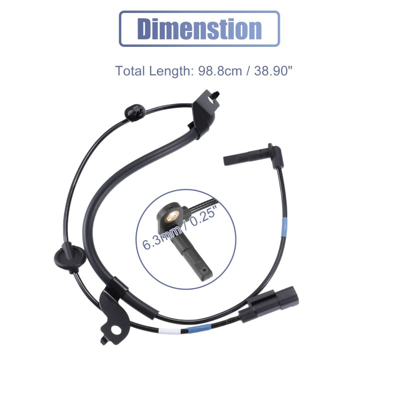Abs Wheel Speed Sensor Front Right Als1784 4670a576 For Mitsubishi Lancer 2008 2017 And Outlander 2007 Sport 2011