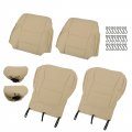 6pcs Beige Bottom And Lean Back Seat Cover With Headrest Front Driver Passenge Replacement For 1996-2002 4runner Sport Utility