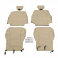 6pcs Beige Bottom And Lean Back Seat Cover With Headrest Front Driver Passenge Replacement For 1996-2002 4runner Sport Utility