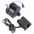 17 Amp 12 Volt Alternator Generator Conversion Kit Replacement For Harley-davidson Duo Glide Electra Sportster Hydra 32-0371 