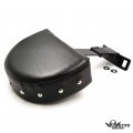 Httmt Sbb046-i- Black Driver Backrest Adjustable Studded Compatible With H-d Touring Ultra Classic Electra Glide