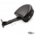 Httmt Sbb046-i- Black Driver Backrest Adjustable Studded Compatible With H-d Touring Ultra Classic Electra Glide