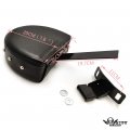 Httmt Sbb046-i- Black Driver Backrest Adjustable Studded Compatible With H-d Touring Ultra Classic Electra Glide