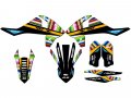 2016 All Except 250 Sx Serape Black Senge Graphics Base Kit For Ktm 