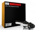 Hid-warehouse Ac Hid Xenon Replacement Bulbs D4s D4r D4c 10000k Dark Blue 1 Pair Metal Bracket 