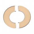 Uxcell Wall Split Flange Stainless Steel Round Escutcheon Plate For 42mm Diameter Pipe 4pcs