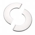 Uxcell Wall Split Flange Stainless Steel Round Escutcheon Plate For 42mm Diameter Pipe 4pcs