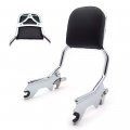 Httmt- Us-tghd-sbb049-cd- Holdfast Sissy Bar Backrest Upright Standard Chrome Compatible With 18-later Flde Flhc Flhcs Flsl