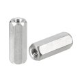 M4 X 0 7 Pitch 20mm Length Coupling Nuts 10 Pieces 304 Stainless Steel Metric Hex Rod 