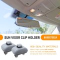 4pcs Inner Sun Visor Clips Upgraded Car Holder Hook For Audi A1 A3 A4 A5 A6 A7 Sportback A8 Quattro Q2 Q3 Q4 Q5 Q7 Q8 R8 Rs3