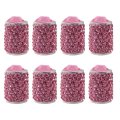 8x Crystal Tire Caps Bling Rhinestones Valve Stem Universal Standard Size For Car Bike Motorcycle Bicycle Pink 