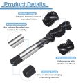 3pcs Spiral Flute Thread Taps M12 X 1 75 H2 Metric Machine Threading Tap Bit Nitrided Coated Screw Tapping Repair Tool M2
