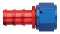 Fbm1512 Aqp Socketless Fitting -6 An Hose Barb To Female Aluminum Red And Blue Straight End 