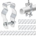 3 4 Steel Emt Conduit Hangers With Bolts 25 Pcs Zinc Plated Insulated Supports For Electrical Installations 