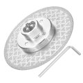 Glass Cutting Grinding Disc 4 Inch Diamond Ultra-thin 5 8 -11 Arbor Saw Blade Wheel With Wrench For Jade Crystal Tile Ceramic 