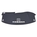 Black Leather Dashboard Dash Cover Mat Carpet Pad For Cadillac Xt6 2020 2023 Microfiber Dashmat Front Protection 