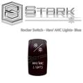 Stark Laser Etched Led Rocker Switch Dual Light 20a 12v On Off 5pin Blue Nav Anc Lights Design 
